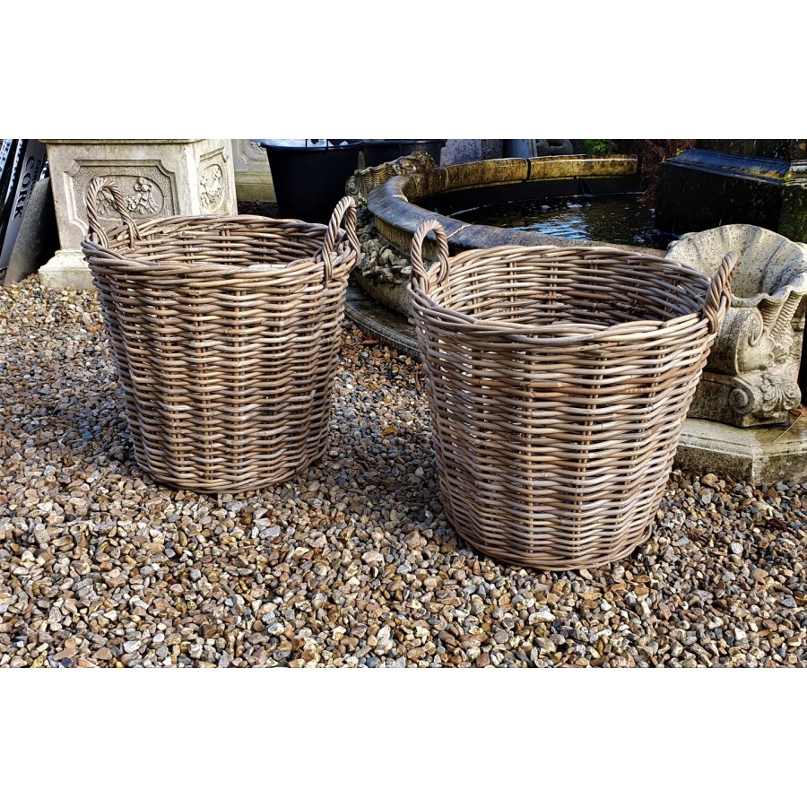 Round Cane Basket Handles